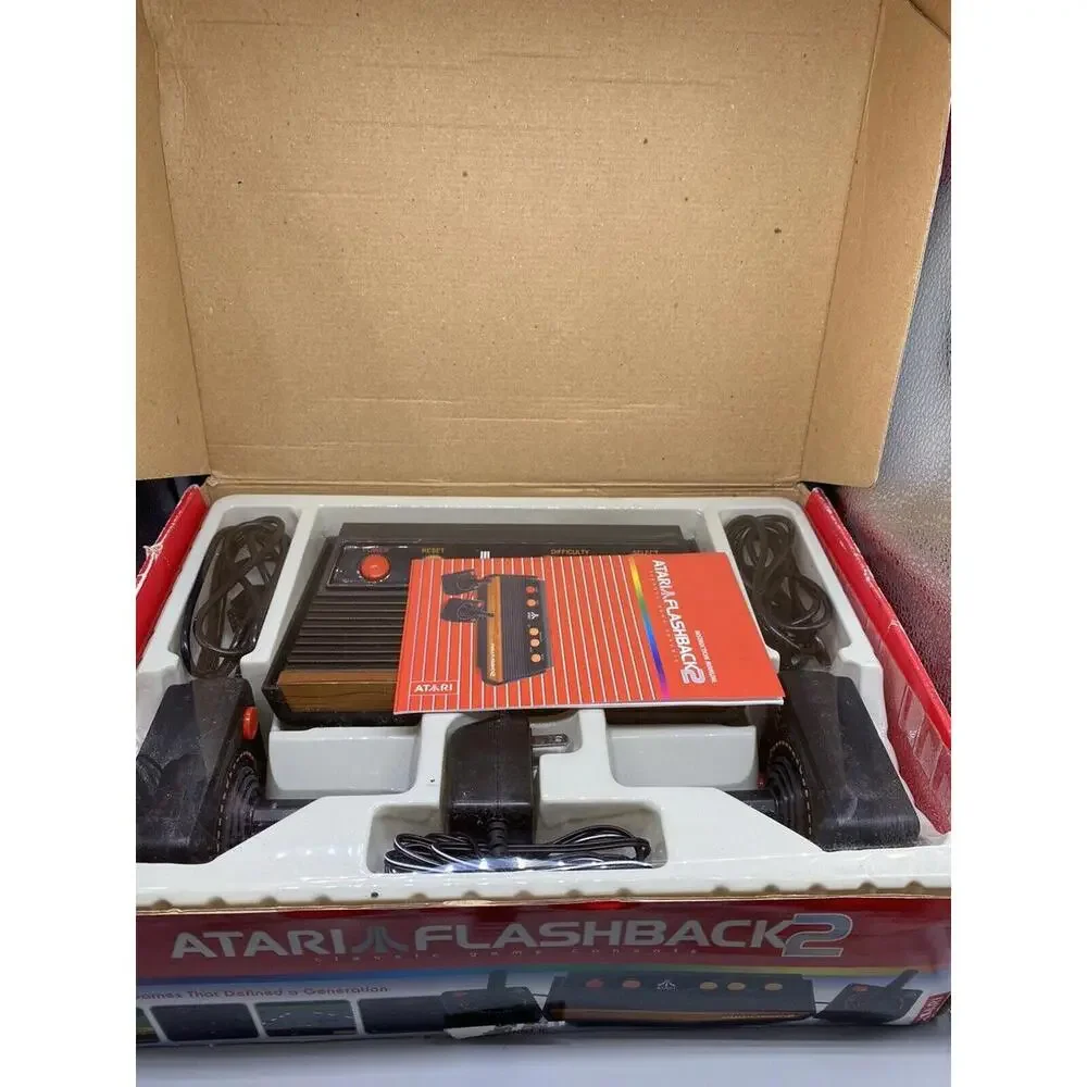 Atari Flashback 2 Black Plug&Play TV Game In Original Box Complete